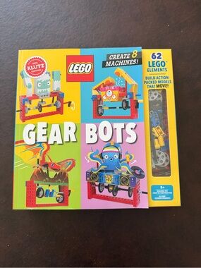 NWT-LEGO Gear Bots Building Kit - Bright Multicolor